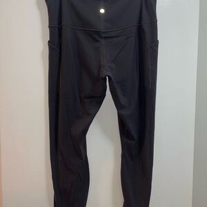 Lululemon Athletica Dark Grey Align Leggings With Pockets - 25”